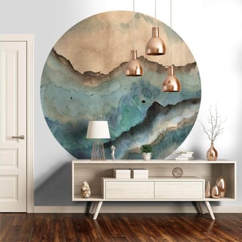 H. M. 6 Panel Turquoise Labo Léonard