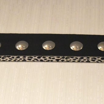 Gallone Leopard 18 mm Beige Houlès