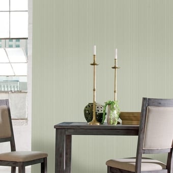 Linen Strie Wallpaper Blue York Wallcoverings