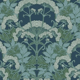 Yarrow Nouveau Wallpaper Gray/Cream York Wallcoverings