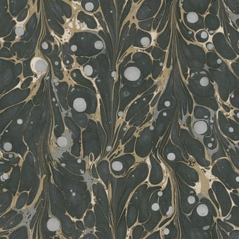 Papel pintado Marbled Endpaper Gray/Cream York Wallcoverings