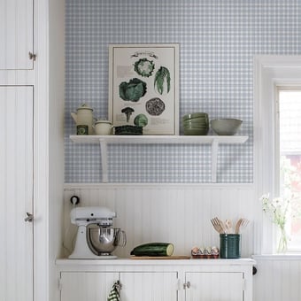 Papel pintado Frida Blue Borastapeter