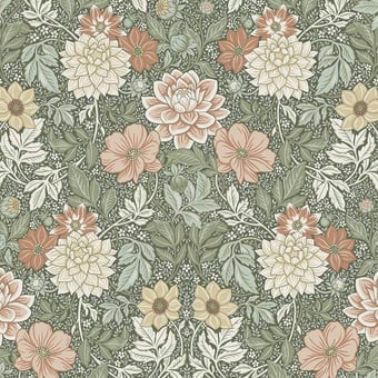 Carta da parati Dahlia Garden Grey Borastapeter