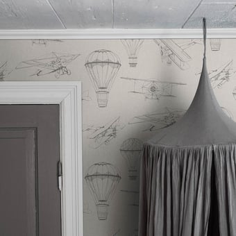 Papel pintado Bon Voyage White Borastapeter