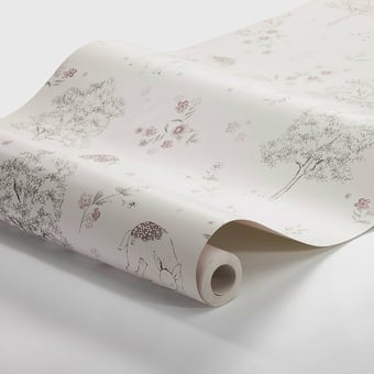 Papel pintado Deer Love Pink Borastapeter