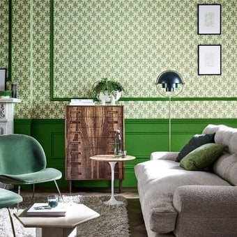 Clutterbuck Wallpaper Bice Little Greene