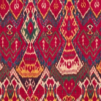 Uzbek Ikat Fabric Mulicolore Mindthegap
