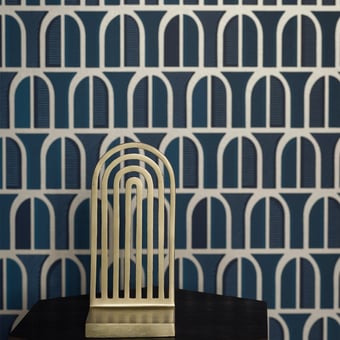 Papel pintado Venice Blue Borastapeter