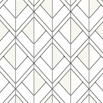 Diamond Shadow Wallpaper White/Gray York Wallcoverings