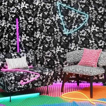 Cariacou Wallpaper Noir Jean Paul Gaultier