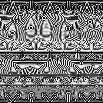 Nouvelle Vague Wallpaper Noir/Blanc Jean Paul Gaultier