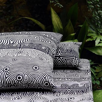 Tela Labyrinthe Outdoor Noir Jean Paul Gaultier
