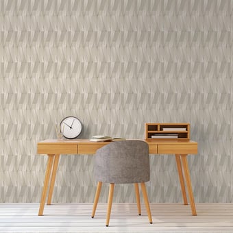 On An Angle Wallpaper Gray/Gold York Wallcoverings