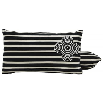 Perspective Cushion Noir/Ecru Jean Paul Gaultier