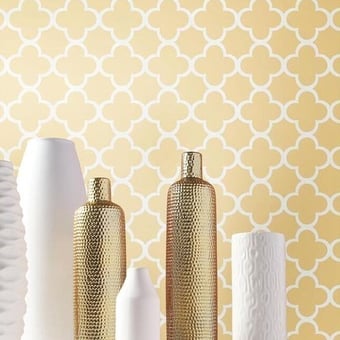 Framework Wallpaper Beige York Wallcoverings