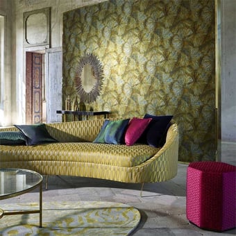Carta da parati Taisho Deco Tigers Eye Zoffany