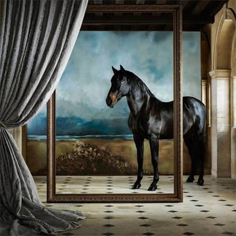 Carta da parati murale Holkham Bay Pebbles Daybreak Zoffany
