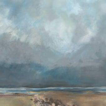 Carta da parati murale Holkham Bay Pebbles Daybreak Zoffany