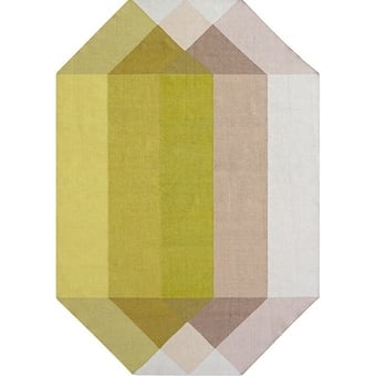 Tappeti Diamond Pink Yellow 170x220 cm Gan Rugs