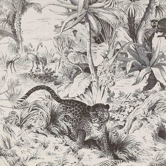 Carta da parati Salvator Noir Manuel Canovas