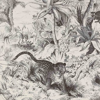 Tapete Salvator Noir Manuel Canovas