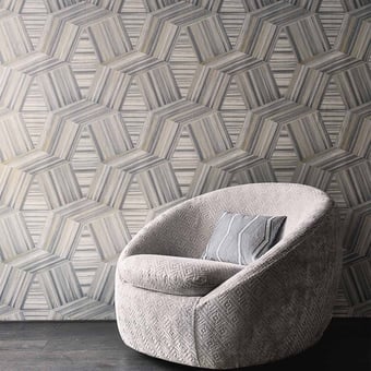 Madison Wallpaper Copper/Teal Jane Churchill