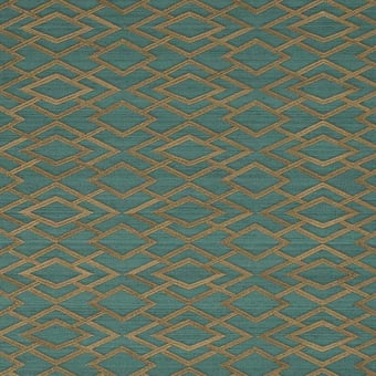 Geometric Silk Wallpaper Midnight Jane Churchill