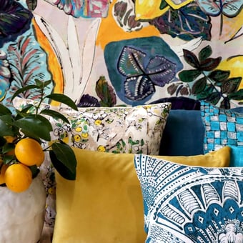 Samt Pépin Jaune Lalie Design
