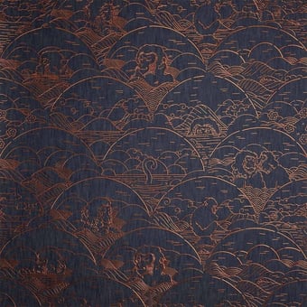 Rivestimento murale Indigo Macaque Copper Arte