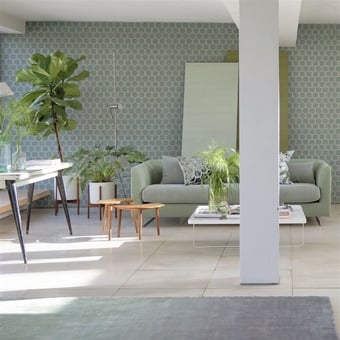 Manipur Wallpaper Dove Designers Guild