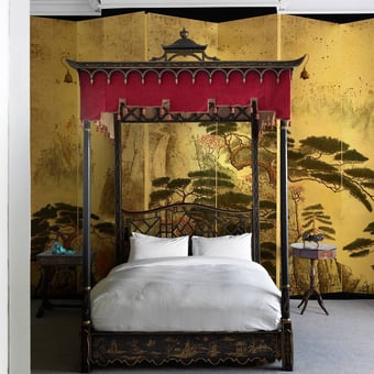 Papel pintado mural panorámico Toppu Gold Coordonné