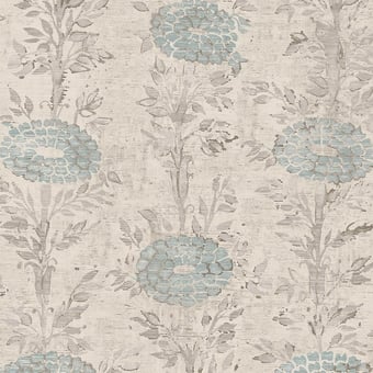 Kanzashi Wallpaper Silver Coordonné