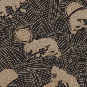 Toka Wallpaper Black Coordonné