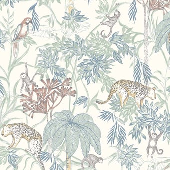 Papel pintado Wild Jungle Green Borastapeter