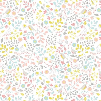 Carta da parati Fleurs Fille Multi Lilipinso