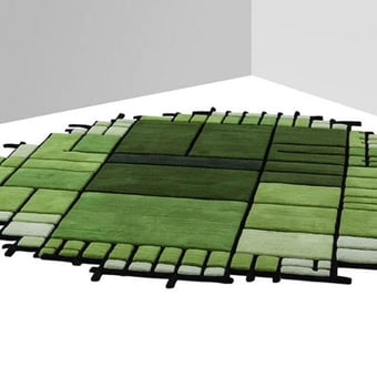 Alfombras Microcosme par Matali Crasset Grass Nodus
