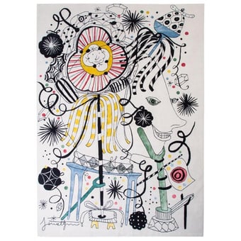 Japanese Folklore Rug Pop Nodus