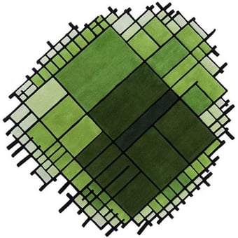Alfombras Microcosme par Matali Crasset Grass Nodus