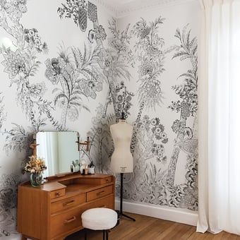 Papel pintado mural panorámico Flora Duck Bien Fait