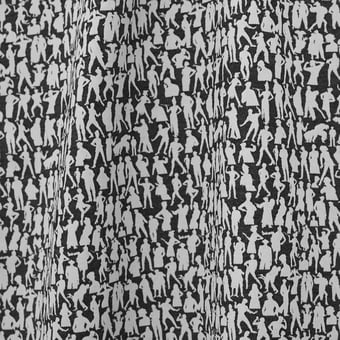 Silhouettes Fabric Naturel Jean Paul Gaultier
