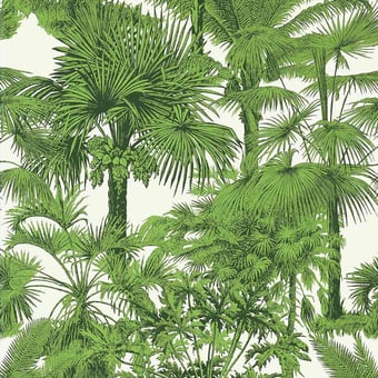 Palm Botanical Wallpaper Navy Thibaut