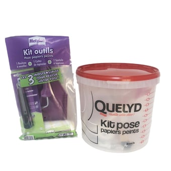 Kits de pose carta da parati Kit Quelyd Etoffe Colles et Kit
