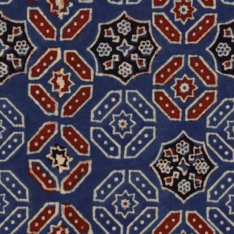 Ajrak Panel Blue Mindthegap