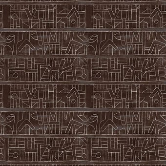 Bushoong Kuba Panel Taupe Mindthegap