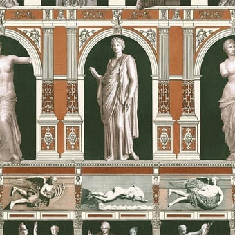 Statues Antique Panel Anthracite Mindthegap