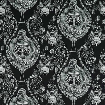 Silverback Fabric Black Clarke and Clarke