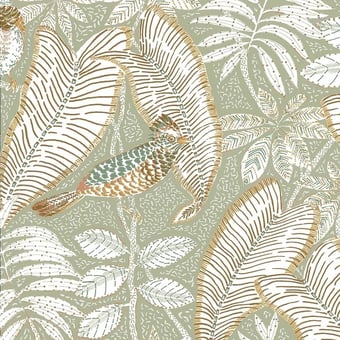 Sibia Wallpaper Gris Casamance
