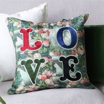 Coussin Love Forest Forest John Derian