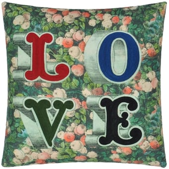 Coussin Love Forest Forest John Derian