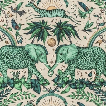Zambezi Linen Fabric Gold Clarke and Clarke